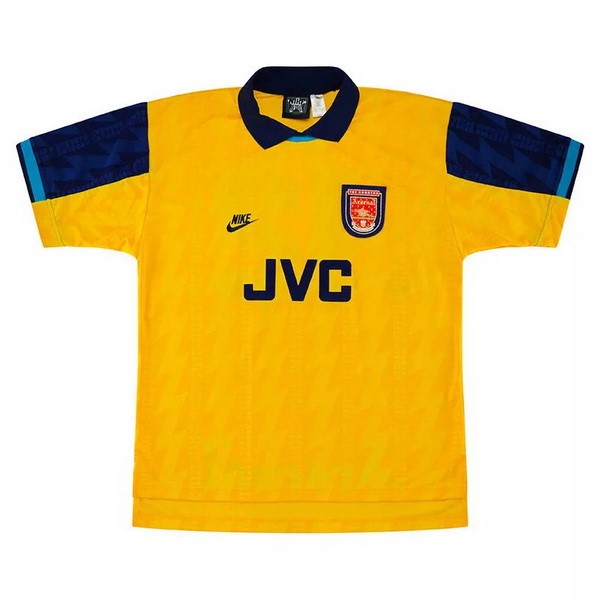 Camiseta Arsenal Tercera Equipación Retro 1994 1996 Amarillo